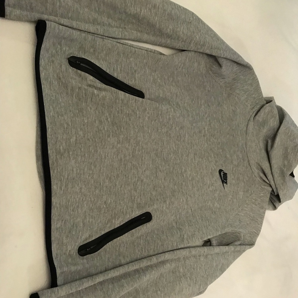 Nike grey funnel cowl neck sweatshirt